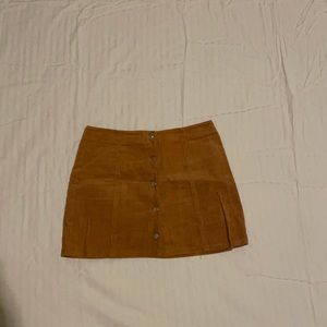 Corduroy mini skirt ! Perfect for fall fits !